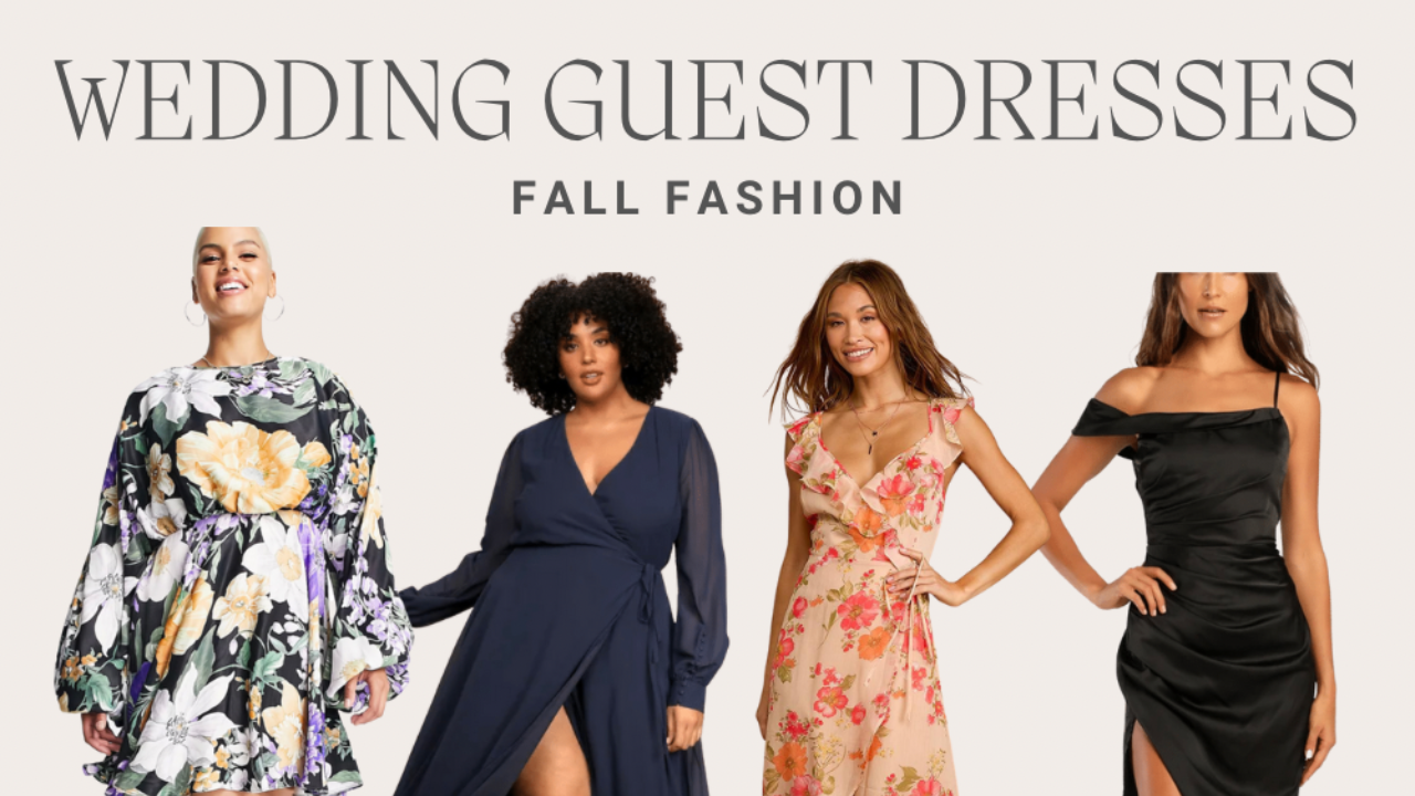 15+ Beautiful Fall Wedding Guest Dresses: Plus-size friendly dresses for fall wedding